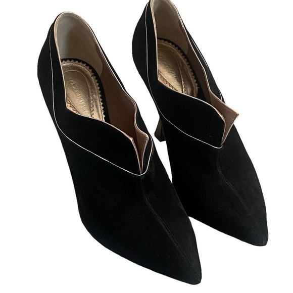 Giorgio Armani black suede size 39/9 made in Italy - Picture 2 of 15